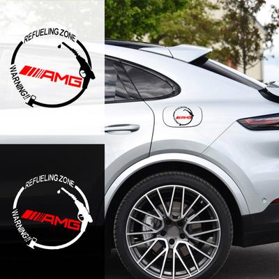Nálepky 3D na víčko palivové nádrže auta Vinylové Módní Dekorační Samolepky Pro Mercedes Benz AMG W212 W205 W246 W177 W176 W213 GLC GLE GLS ML Vítejte Projekce