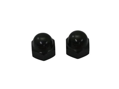 POSH M8 830680-08 Bag Nut, Stainless Steel, Black, 2 Pieces