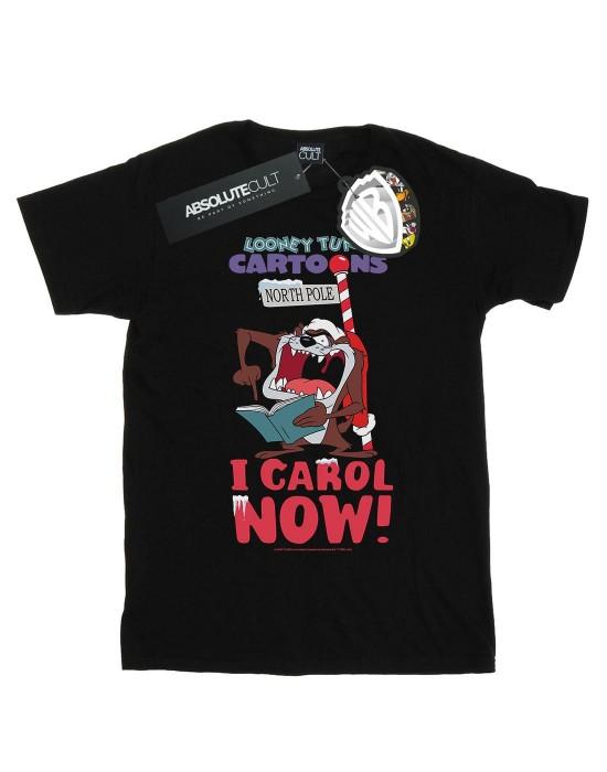 Looney Tunes Womens/Ladies Taz I Carol Now Cotton Boyfriend T-Shirt