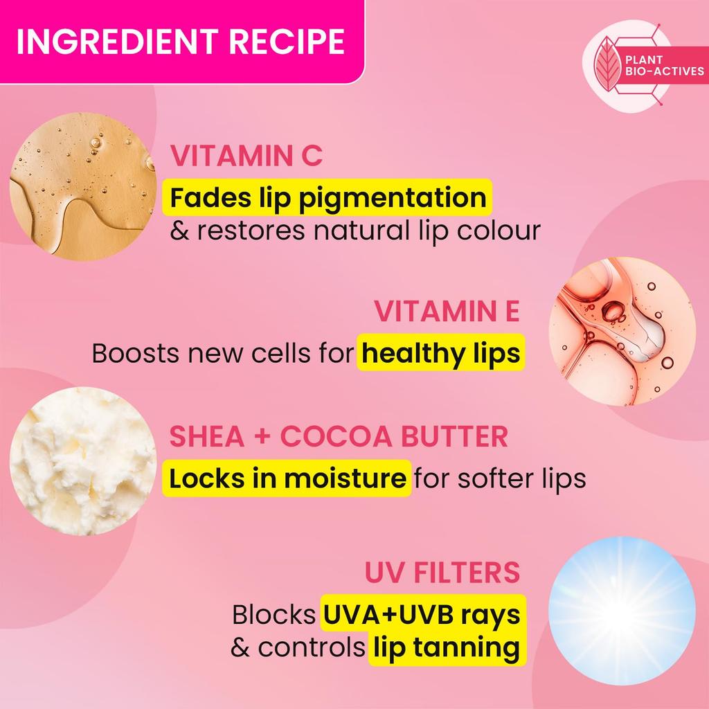 Dot & Key Gloss Boss Brightening Lip Balm SPF 50+ Cooling Glossy Finish For Dry Lips Watermelon 12 g Daily Use