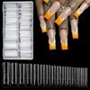 Professional Nail Tips Mold ABS Plastic Clear Design Quick Light Curing Paperless Tray Multipurpose Use