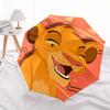 1 Auto Open Lion King, Simba Themed Colorful 8-rib Portable Umbrella for Men and Women, A Compact Commuting Companion Suitable for Daily Dri