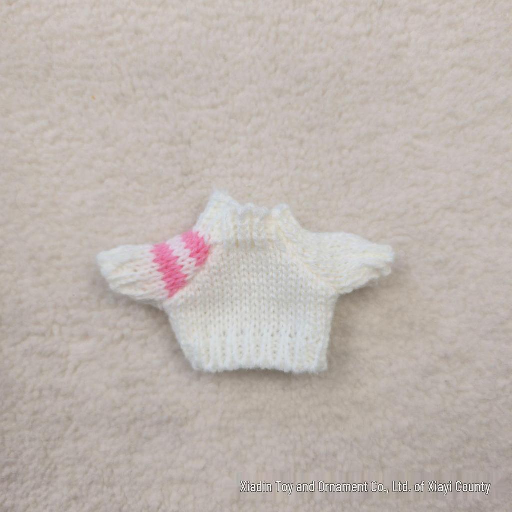 10cm West Highland Hund Baby Docka Bomull Ersättning Tröja