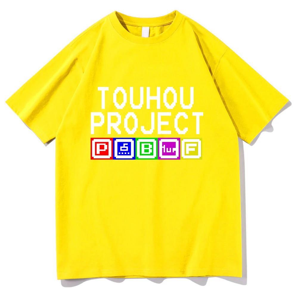 Anime TouHou Project Welcome Hell Tshirt 2025 women Clothing Harajuku Clothes Summer Tops Unisex Graphic T Shirts