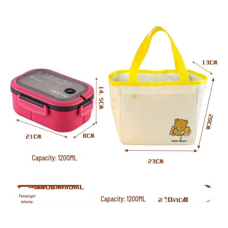 

ZISIZ Microwave Lunch Box Set