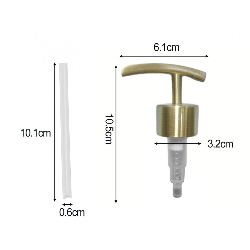 304 Stainless Steel Hand Shampoo Bottle Pump Head Bathroom Press Head