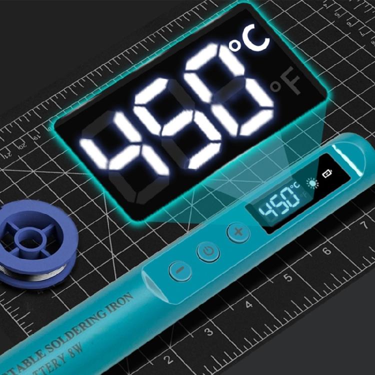 USB Intelligent Electric Soldering Iron 200-450℃ Rapid Heating Soldering Pen Digital Display Carrying Case Adjustable