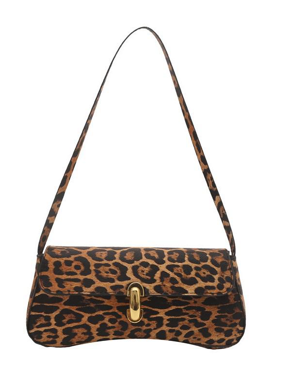 Leopard Print 2025 Trend Women's Handbag - Small Square Crossbody & Shoulder Bag for European and American Fashion.