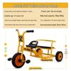 Kindergarten-Dreirad für Kinder 2-8 Jahre - Outdoor-Pedal-Fahrrad für Kleinkinder mit Eltern-Kind-Funktion