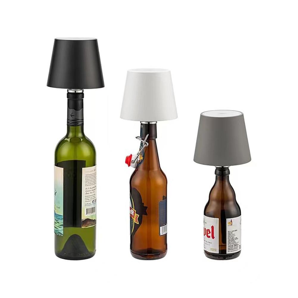 2Pcs LED Table Lamp Three Color Temperature USB Rechargeable Portable Table Light Cordless Table Lamp for Family Restaurant &Bar