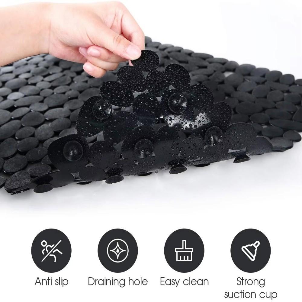 PVC Bathroom Mat Non-Slip Bathtub Beside Mat New Floor Shower Mats