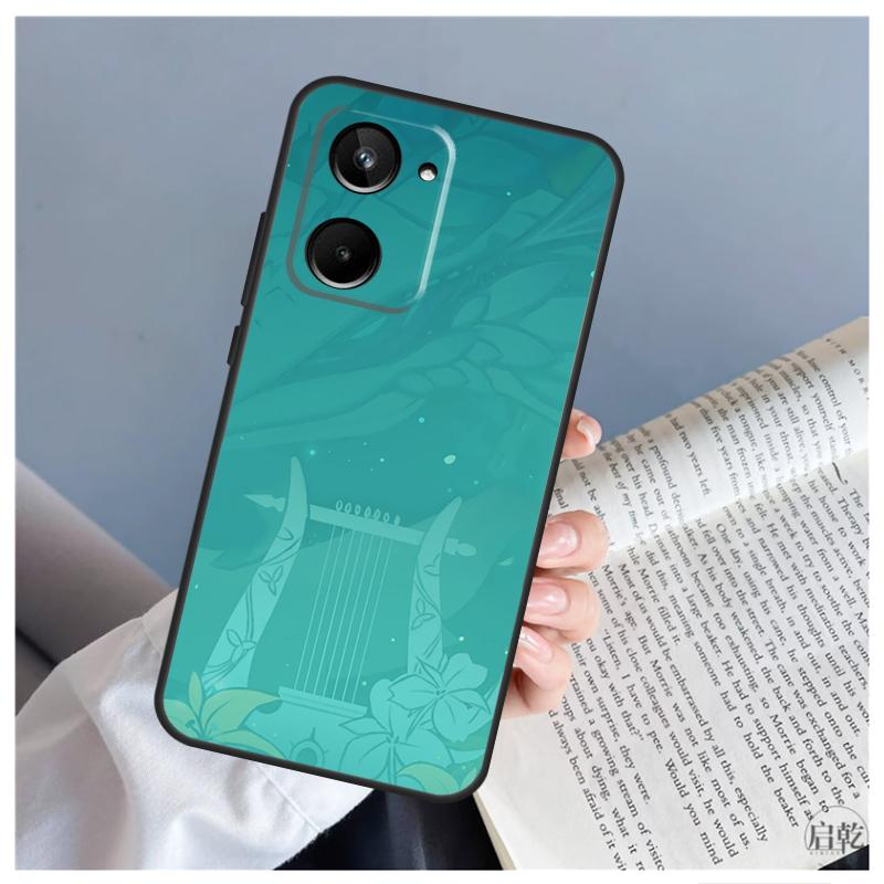 Genshin Impact Game Case For Realme C51 C55 C53 C35 C33 C30 C67 C21Y C25s C15 9 10 11 12 Pro Plus GT Neo 5 Cover