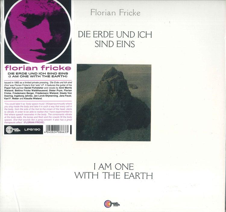 LP Record FLORIAN FRICKE - Die Erde Und Ich Sind Eins = I Am O LPS190 Wah Wah Records 2017 Spain Country/Folk