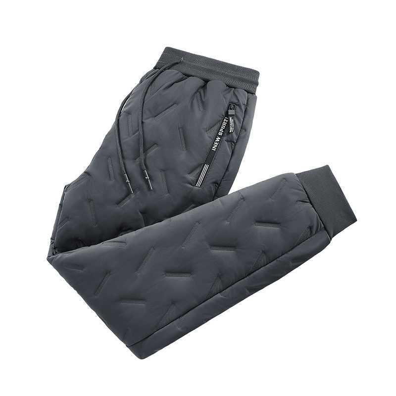 

Мужские зимние теплые хлопковые спортивные штаны Plus Velvet - повседневные брюки из толстой овчины 7XL