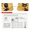 Motorcycle Adjustable Steering Damper Stabilizer Safety Golden Universal