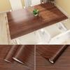 Waterproof Wood Vinyl Wallpaper Roll Self Adhesive Decor Contact Paper Doors Cabinet Desktop Modern Furniture Decorative Sticker