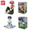 In Stock New 10CM Ranma 1/2 Tendou Akane Ranma PVC Anime Figure Periphery Kawaii Sitting Toys Desktop Car Ornaments Model Gifts