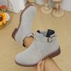 Fashion Women Boots Spring and Autumn Thick Sole Ankle Shoes Comfortable Snow Fashion Hot Boots for Women Female Platform Designer Boots
