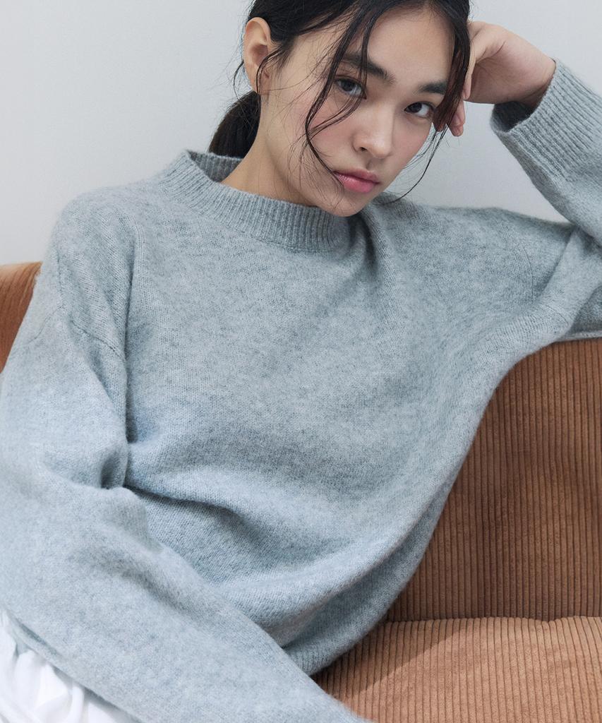 ROLAROLA Nubasic Basic Knit Pullover Gray