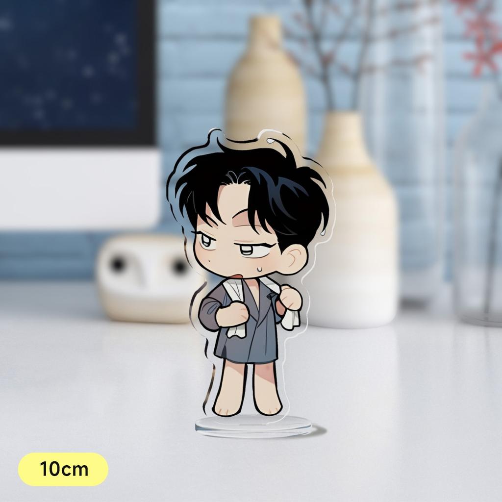 Hot Korean Cartoon BL Manga Anime Roses and Champagne Acrylic Stand Figure Standing Desktop Display Fans Collection Jewelry Gift