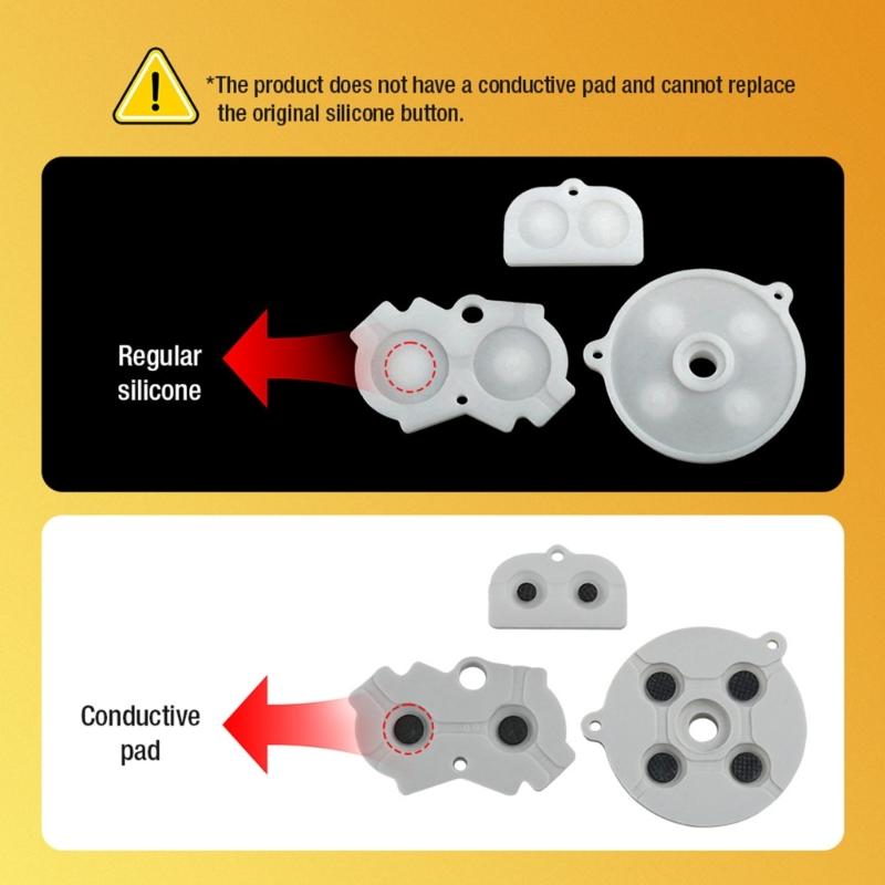 Membrane Button for Game Console Replacement Tactile Upgrade Modification Button Repairing Parts Membrane Button Kit