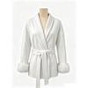 Women S Short Wool Coat With Tie Solid Color Long Sleeve French Style