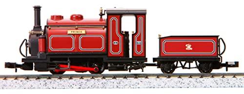 KATO 51-201B Narrow Gauge KATO/PECO (OO-9) Small England Prince Red Railway Model Steam Locomotive