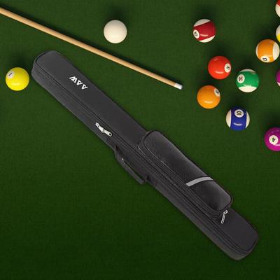 Billiard Pool Cue Case 3/4 Jointed Carrying Bag Storage Accessory