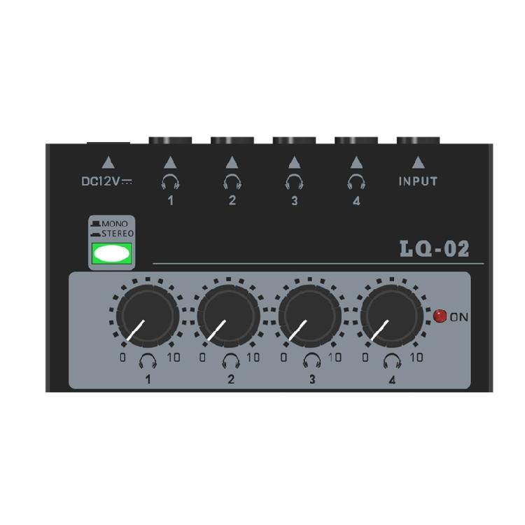 

GAX-LQ02 Audio Mixer Monophonic/Stereo Switching Divider with Indicator Light 1