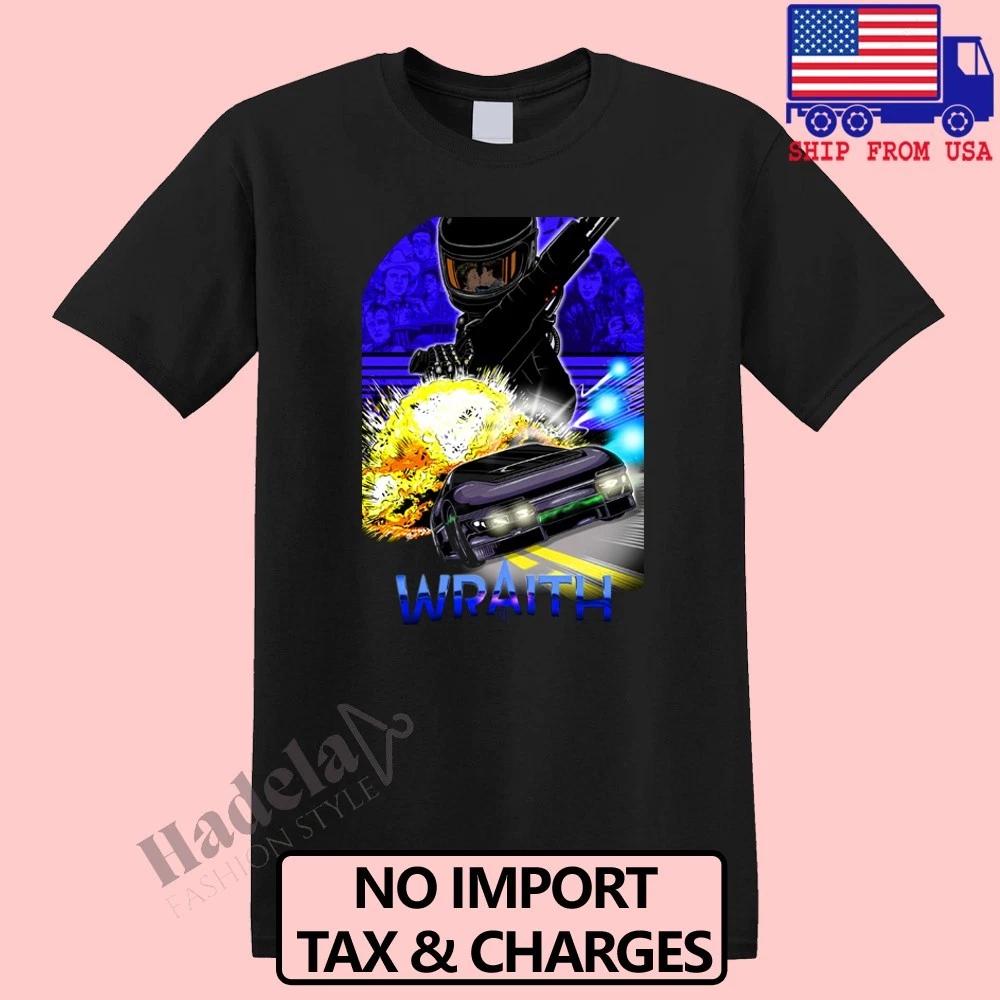 

The Wraith T Shirt - 80 s Sci Fiction Classic Poster Art Men s Black Size S-5XL M