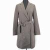 Made In Japan/TOMORROWLAND/DES PRES/Wool Blend Coat/Outerwear/Size 1/S/Light Brown/Hidden Buttons/Waist Belt