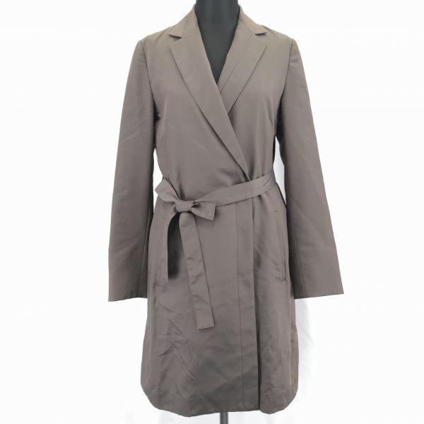 

Made in Japan/TOMORROWLAND/DES PRES/Wool Blend Coat/Outerwear/Size 1/S/Light Brown/Hidden Buttons/Waist Belt