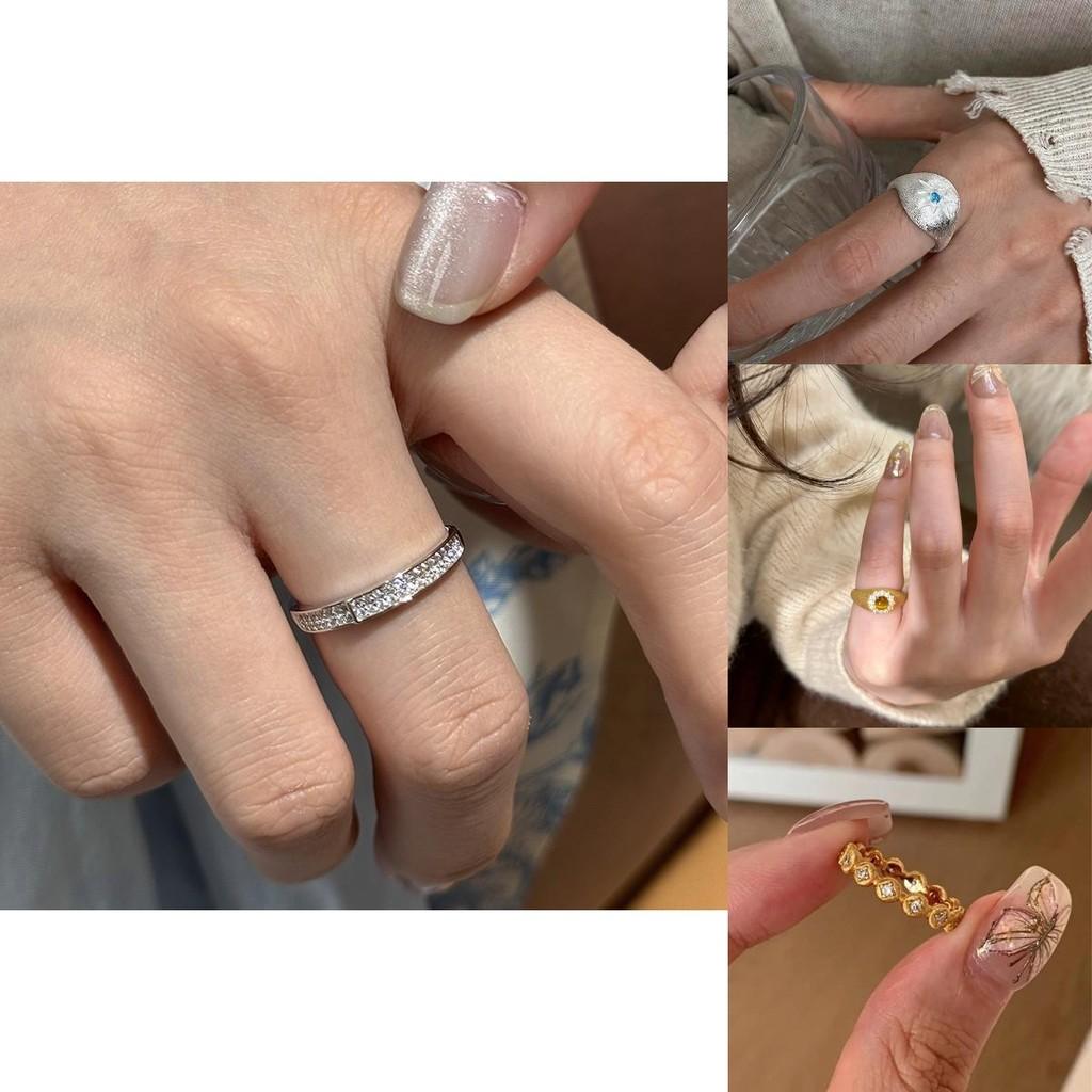 Elegant Lightweight Luxe Copper Ring With Unique Geometry And Glittering Details