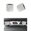 Set da 2 pezzi Anelli Decorativi per Poggiatesta Auto con Strass, Anelli Decorativi Connettori Universali per Sedile