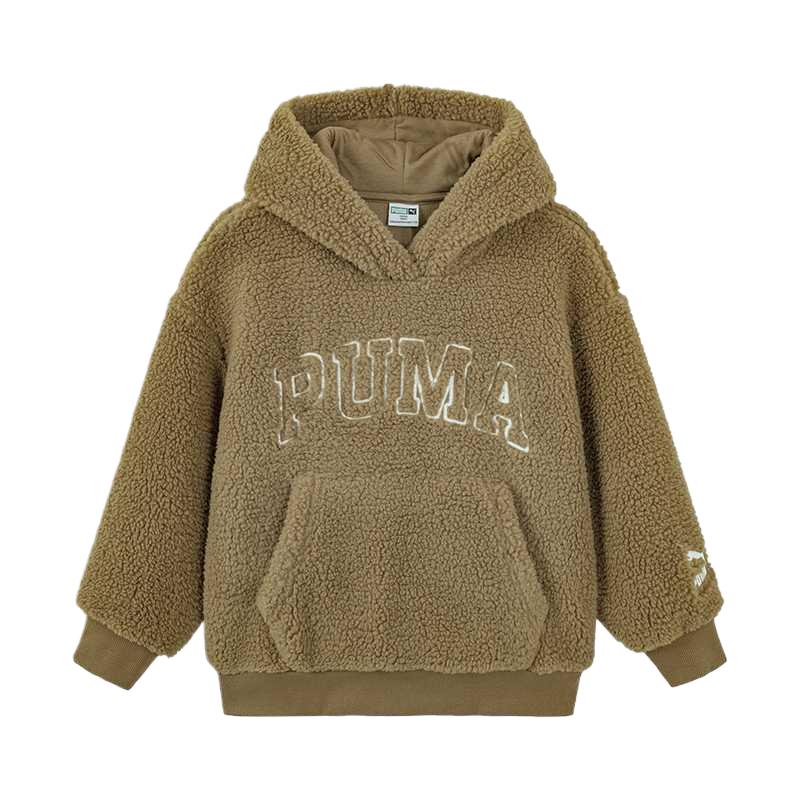 PUMA Sweatshirt Sportstyle Sand Khaki Kids 353424121203-50401 160