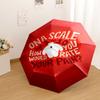 Pain Rating Scale With Baymax Illustration Portable Automatic Umbrella Folding Umbrella With 8 Ribs Sturdy Construction Perfect For Outdoor Adventures