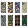 William Morris Strawberry Thief Phone Case For iPhone 17,16,15,14,13,12,11 X,Plus,Pro,Max,XR,Plus,E,Mini Transparent Soft Cover