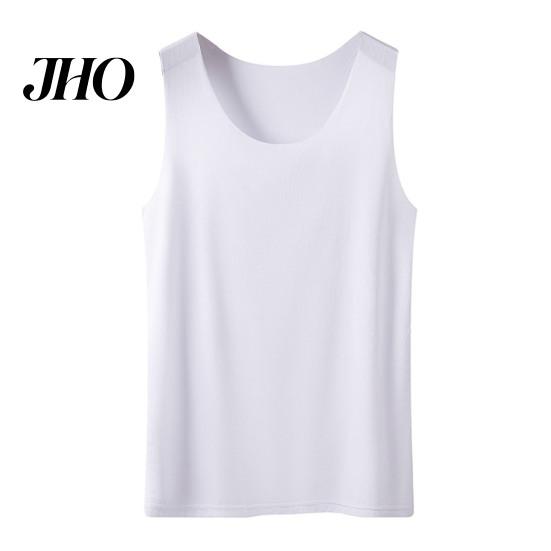 Women Seamless Ice Silk Vest Bottoming Sleeveless Pure Color Plus Size Stretchy Round Neck Dry Cooling Camisole Summer Dating Office Vacation