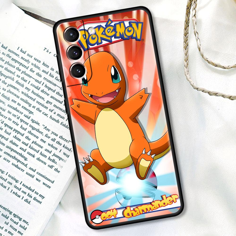 Silicone Case For Samsung Galaxy S20 FE S21 Plus S22 Ultra S10 S10e S24 S23 5G TPU Soft Phone Cover Pokemon Monster Capa