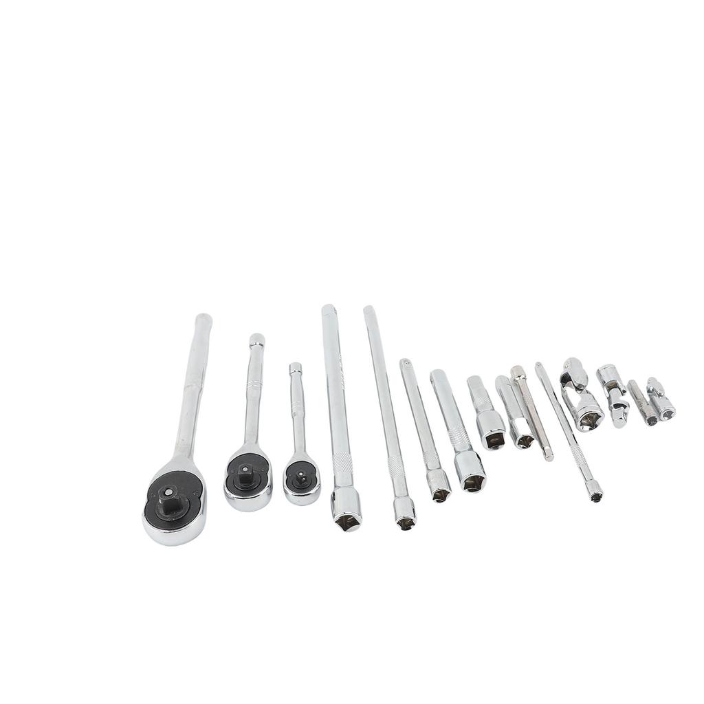 Ratchet Socket Wrench Set 1 4in 3 8in 1 2in Drive Quick Release CRV Steel Ratchet Wrench for Repair Disassembly