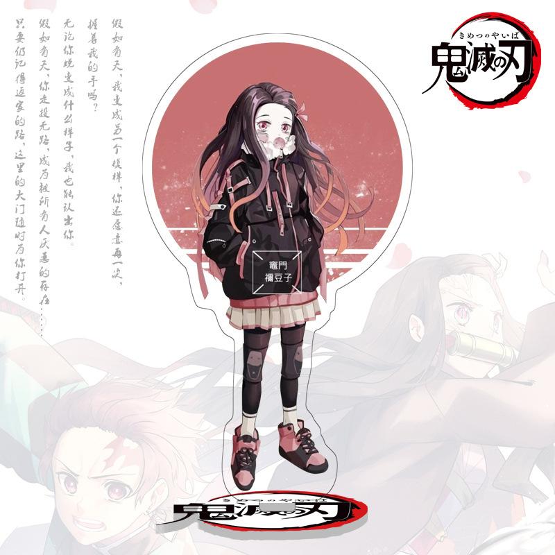 High Quality Anime Demon Slayer Kimetsu no Yaiba 1 40 Large Acrylic Stand Figure Display Statue Kamado Tanjiro Nezuko Merchandise