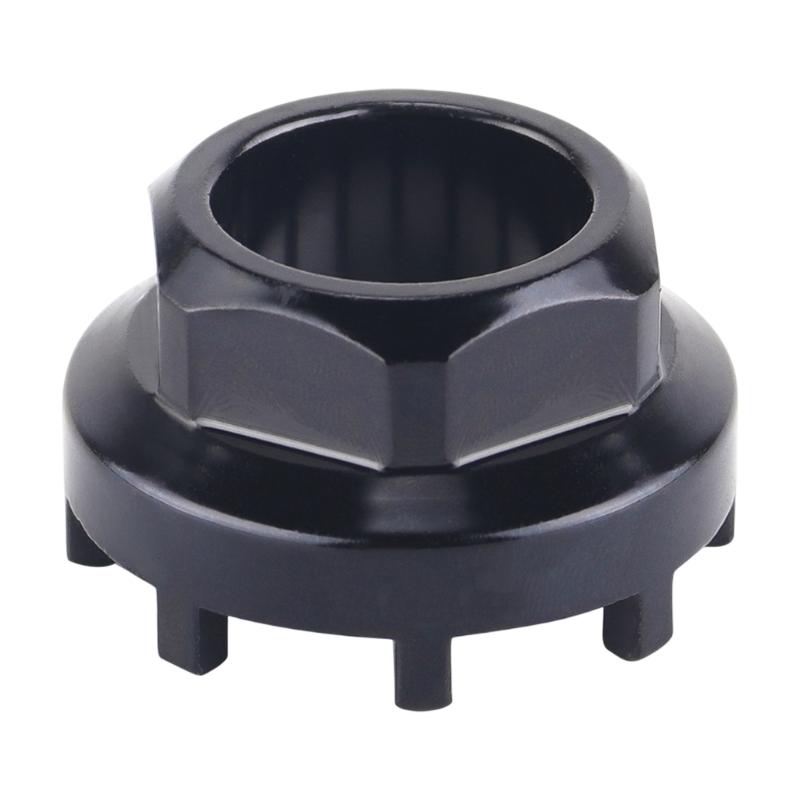 Bicycles Carbon Steel Sleeve Repair Replacement 8 Notch Cartridge Bottom Bracket Chainring Lockring Install Remover Tool