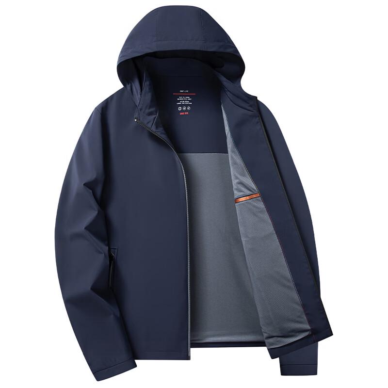 ROMON Men s Detachable Hood Milk Silk Jacket 180