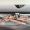 Silberring mit London Blue Topas 1,084ct, Gewicht des Artikels 4,8 g (2195993)