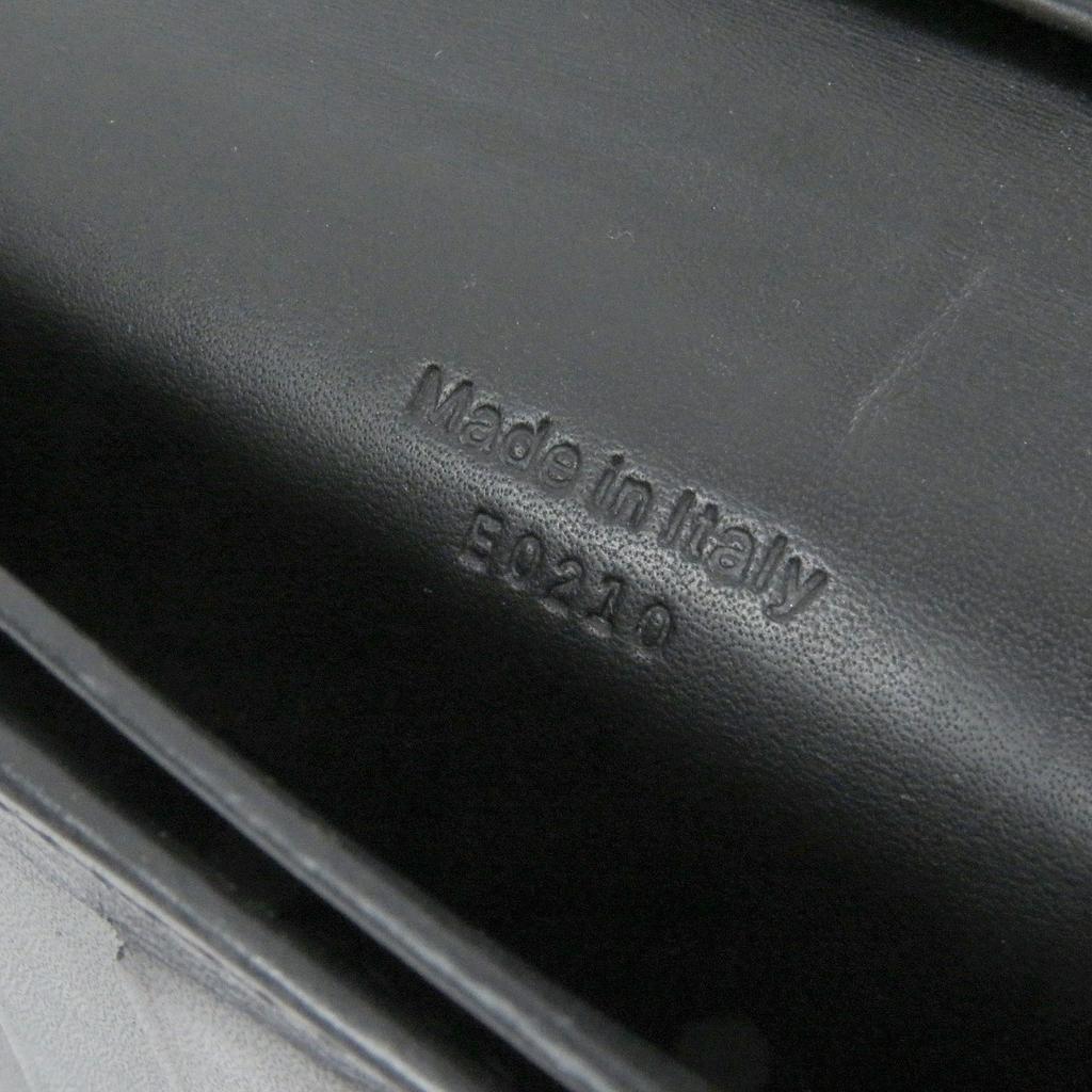 Very Good BERLUTI Purse Espace Calligraphy Scritto Long Wallet Billfold Black Leather Mens Used