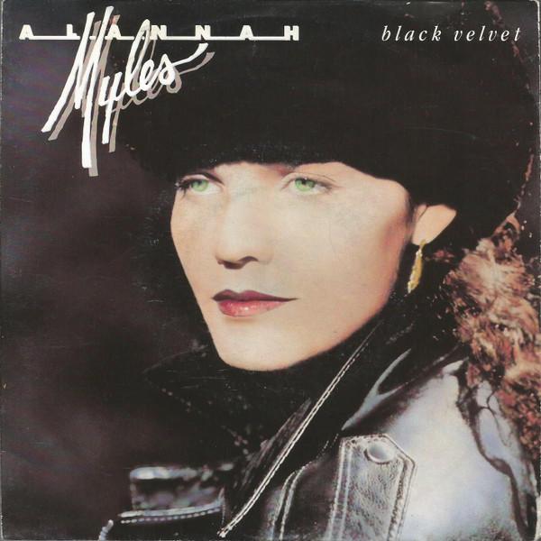 7inch Record ALANNAH MYLES - Black Velvet A8742 Atlantic 1990 Europe Rock Used