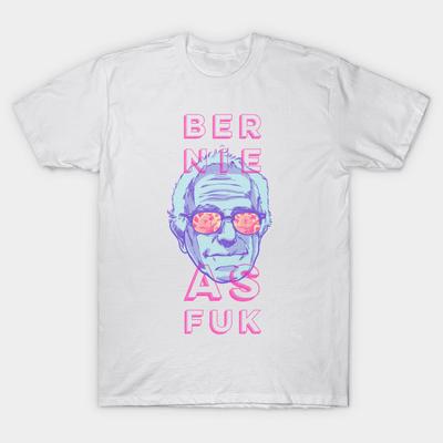 Camiseta Feminina Bernie The Bird Sanders Cores Alternativas Estampa Harajuku Kawaii Camiseta Verão Manga Curta Feminina Camiseta Top