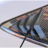 For Hyundai Elantra Avante Sedan 2011-2015 ABS Carbon Fiber Window Quarter Louver Shutter Cover Car Rear Side Vent Scoop Trim
