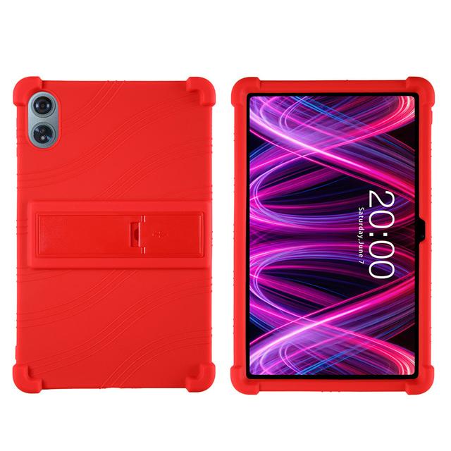 Adjustable Multi-angles Kickstand Tablet Case for Teclast T60 Plus 2024 12.0 inch Soft Silicone Cover Shockproof Kids Safe Capa