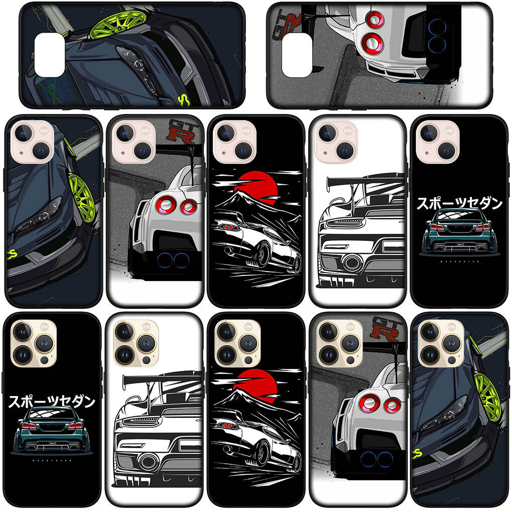 Phone Case for Samsung Galaxy S25 S23 S22 S24 Ultra FE A05 A06 A15 A16 A36 A37 A35 A54 A55 A56 A57 A25 A26 A53 A17 Supercar Anime Super Car Cool Cover